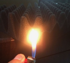 난연제는 섬유에 사용됩니다.